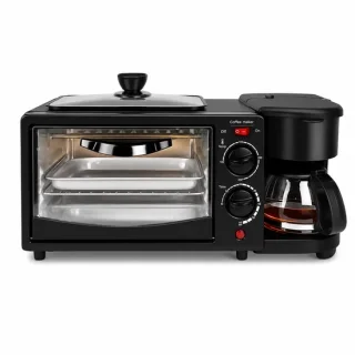 Celestul 3-in-1 magnetron, oven en koffiezetapparaat - zwart