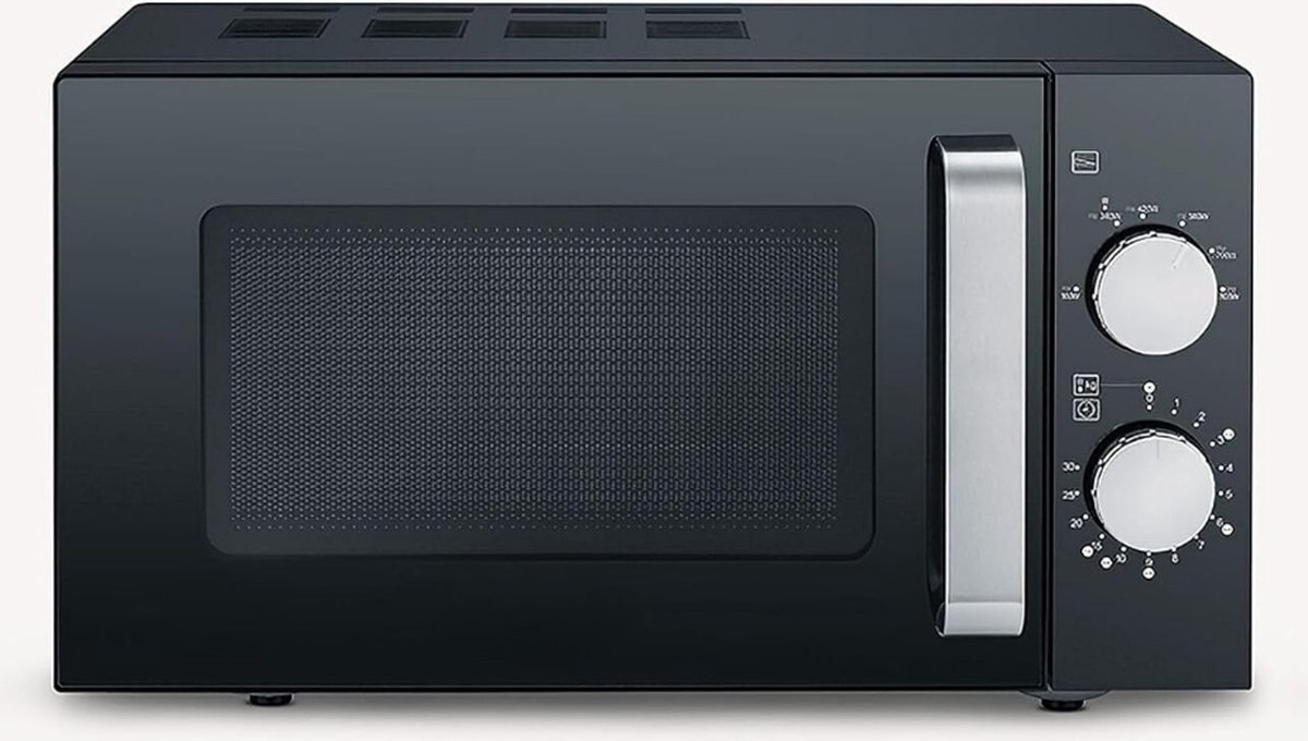 De Combi magnetron vrijstaand 800W zwart RVS in één oogopslag