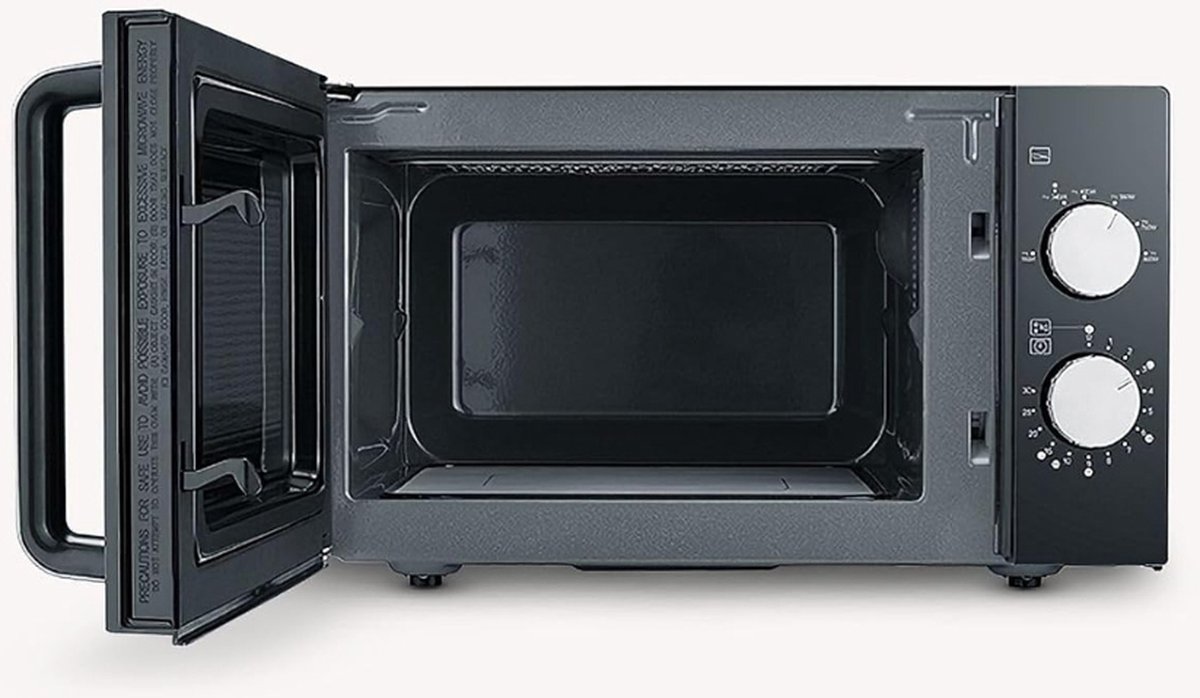 Wat vinden we goed aan de Combi magnetron vrijstaand 800W zwart RVS