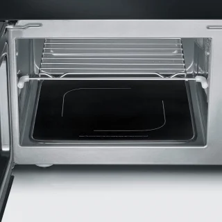 Combi magnetron vrijstaand 800W zwart RVS