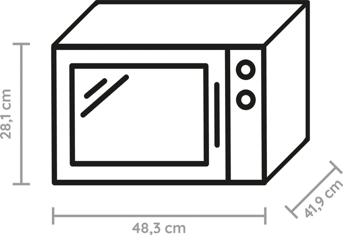 Combi Magnetron Vrijstaand Heteluchtoven