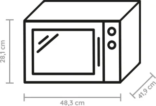 Combi Magnetron Vrijstaand Heteluchtoven