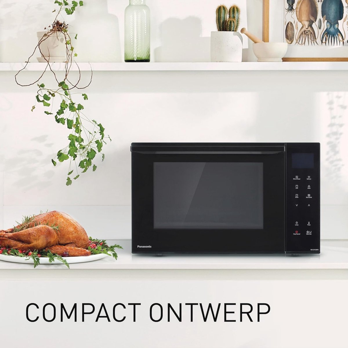 Combimagnetron Grill 23L 1000W Eco Combi