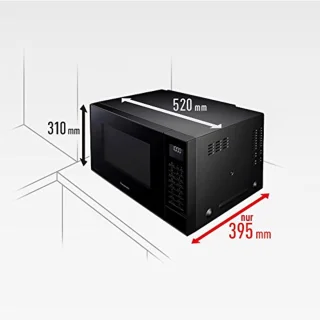 Combinatiemagnetron 27 L Zwart