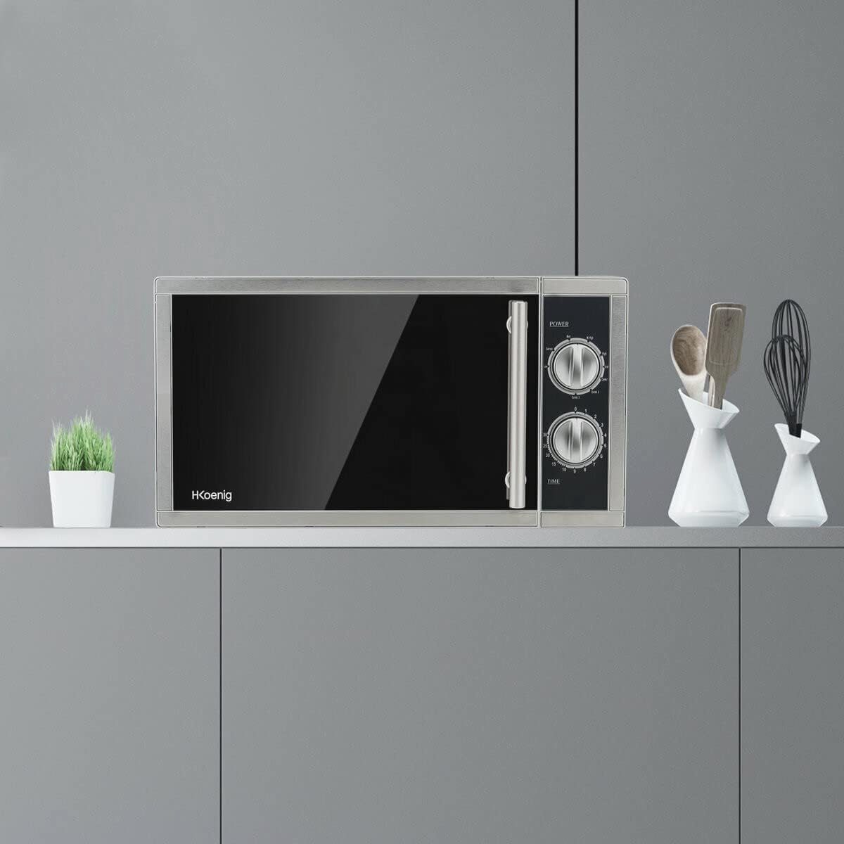 Compacte 2-in-1 Magnetron Grill 23L 9 Kookstanden