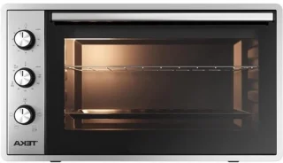 Compacte inbouwoven - Kleine oven - 42 liter - Grijs