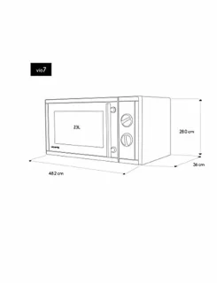 Compacte Magnetron/Grill