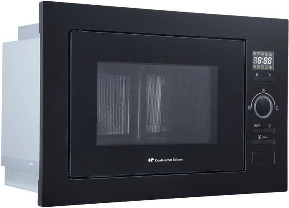 Continental Edison CEMO25GEB2 Inbouwmagnetron Grill Zwart 25L