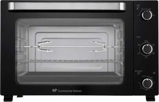 Continetal Edison CEMF60B3 elektrische mini-oven zwart review
