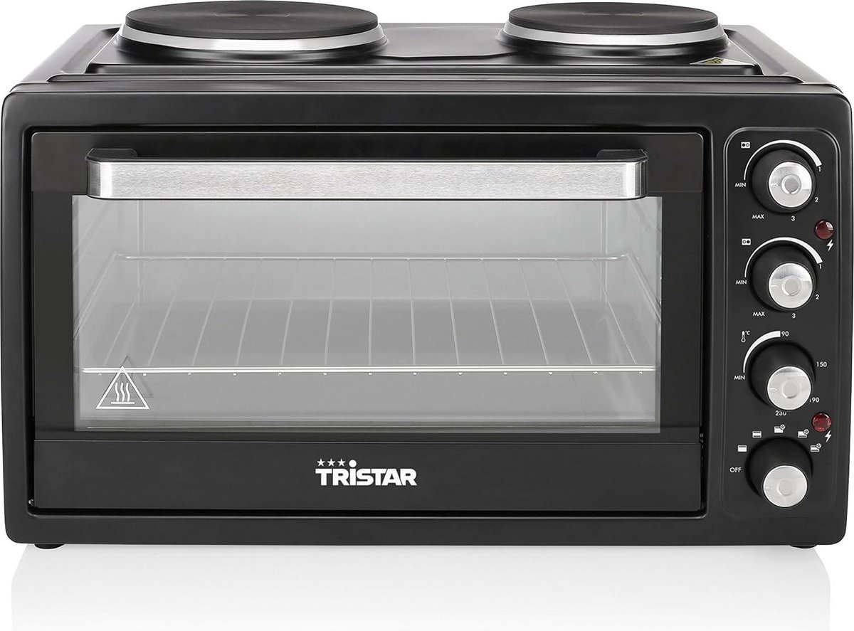 Convectieoven 38L met 2 kookplaten 3100W