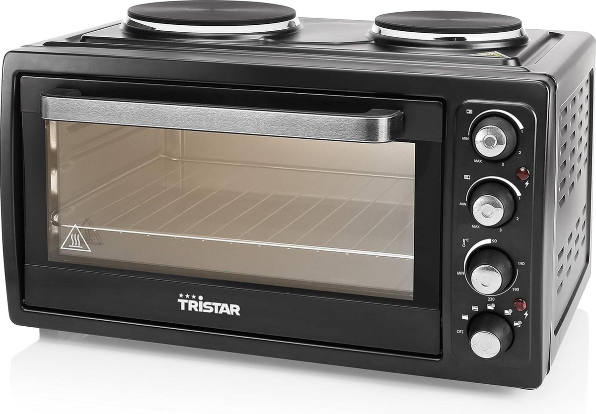 Convectieoven 38L met 2 kookplaten 3100W