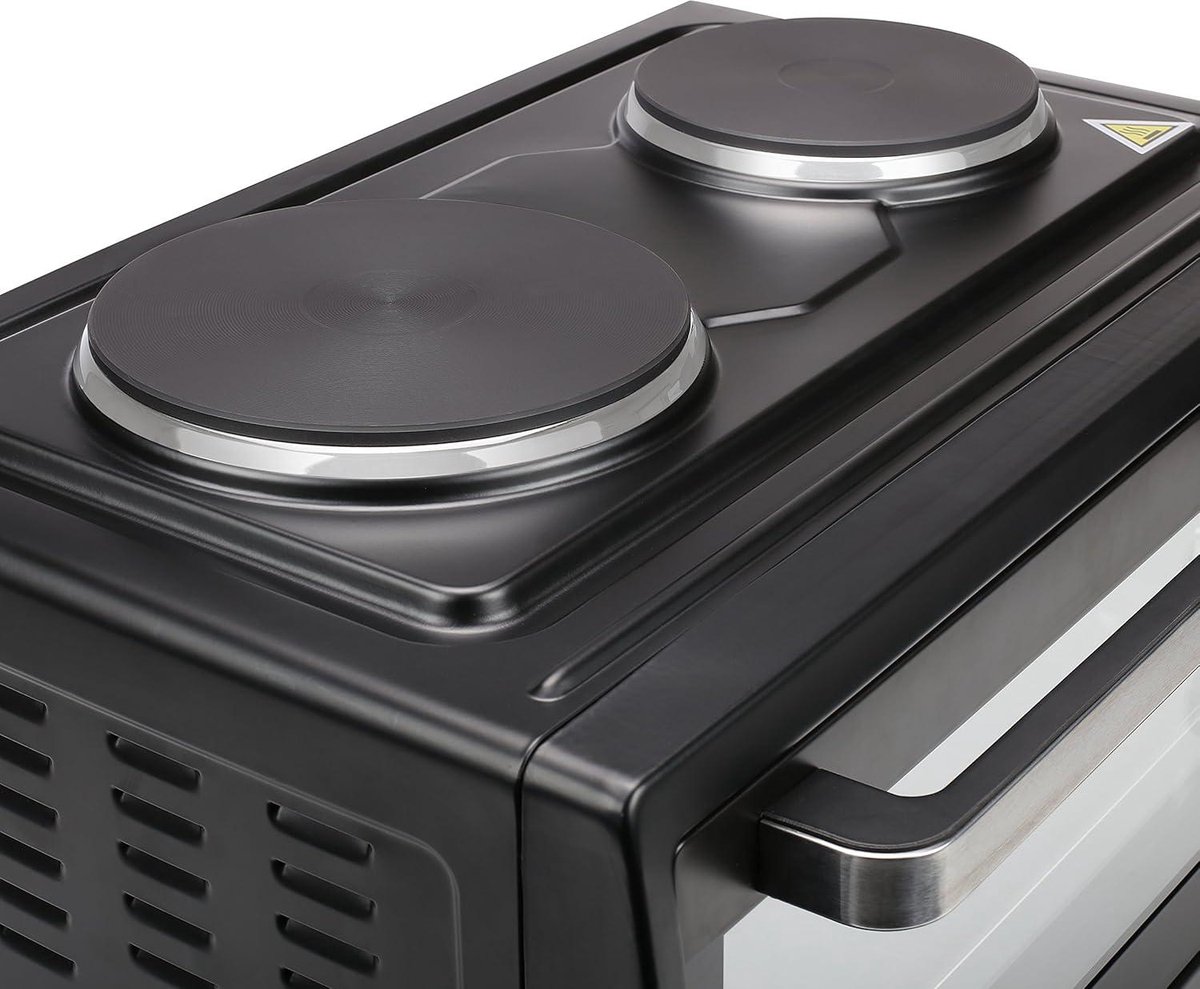 Convectieoven 38L met 2 kookplaten 3100W