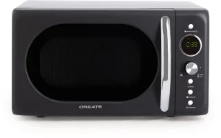 De CREATE MICROWAVE RETRO Digitale magnetron-grill in één oogopslag