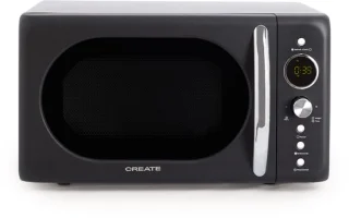 Retro uitstraling, moderne basis: compacte magnetron met grill