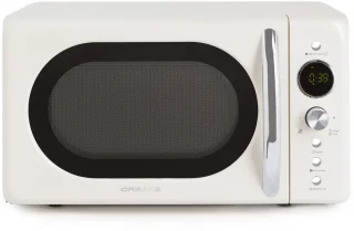 De CREATE MICROWAVE RETRO Magnetron-grill - Gebroken wit in één oogopslag