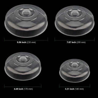Wat vinden we goed aan de Dailygoods voedselafdekkingen set van 8, 14/17/20/23 cm