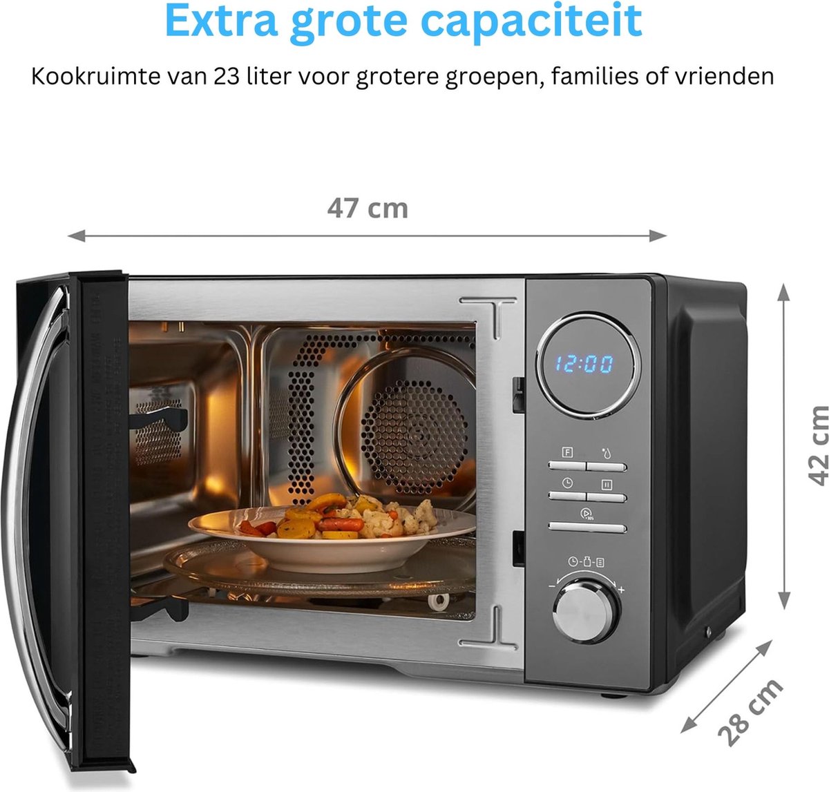 Wat vinden we goed aan de DailySupplies Combi Magnetron 900W Zwart