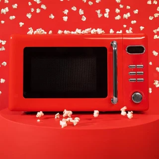 DailySupplies Combi Magnetron Rood 700W Vrijstaand Inbouw