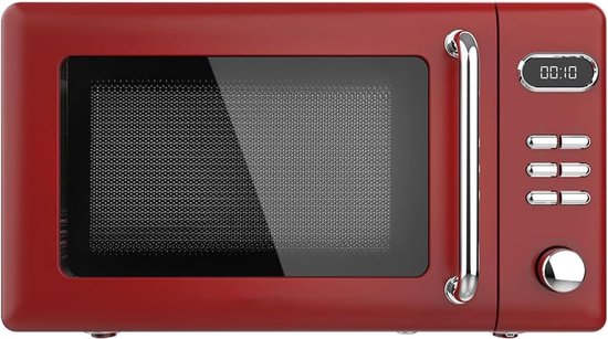 DailySupplies Combi Magnetron Rood 700W Vrijstaand Inbouw