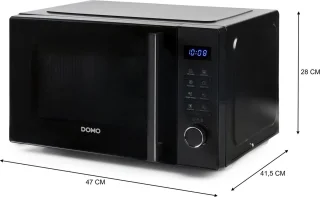 DOMO DO22301C Combi magnetron 23L Zwart