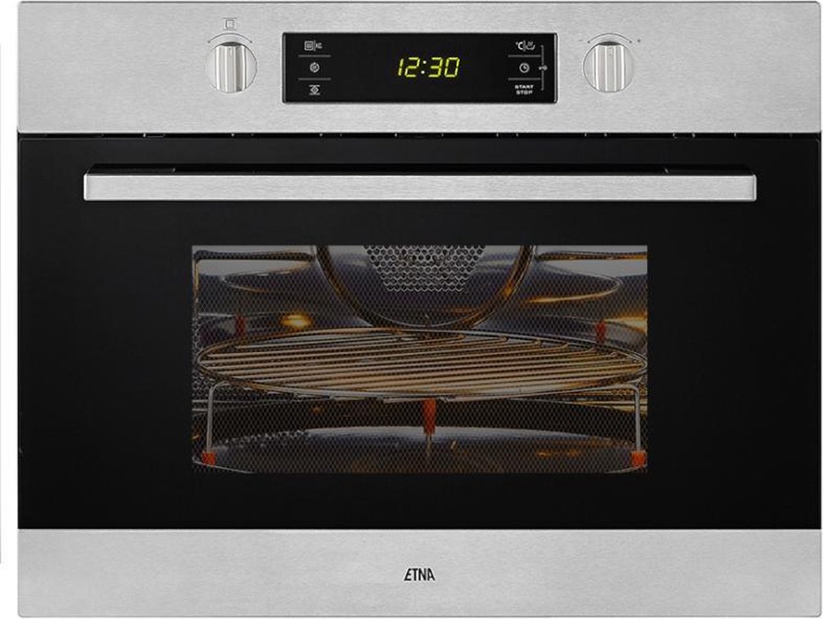ETNA CM244RVS Inbouw Combi-Magnetron 44L RVS