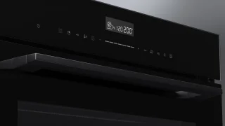 ETNA CM250ZT Combi Magnetron 45 cm Zwart Glas