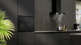 ETNA CM250ZT Combi Magnetron 45 cm Zwart Glas