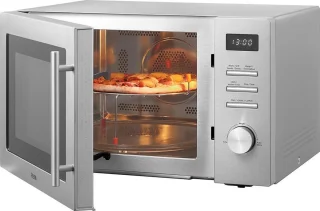 ETNA CMV334RVS Combi Magnetron Vrijstaand 34L Zwart