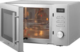 ETNA CMV334RVS Combi Magnetron Vrijstaand 34L Zwart