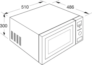 ETNA ECM153WIT Combi-magnetron 25L Wit