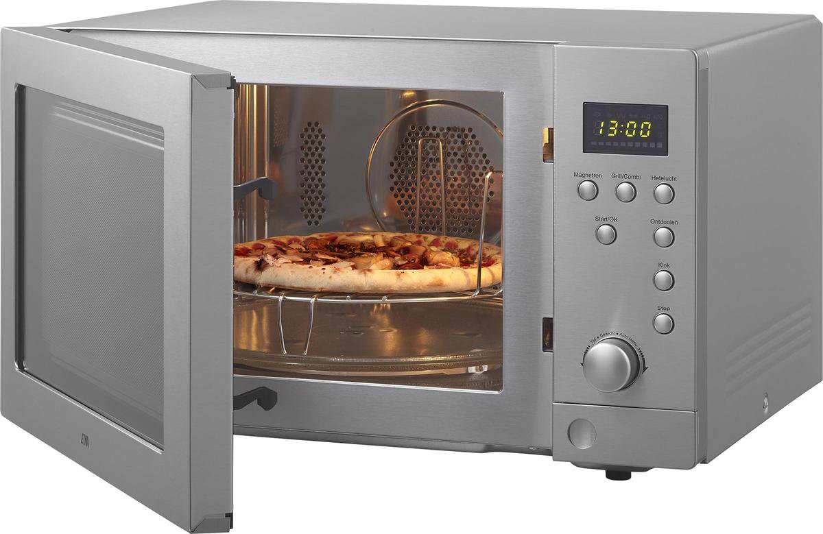 ETNA ECM243RVS combi-magnetron 25L vrijstaand RVS