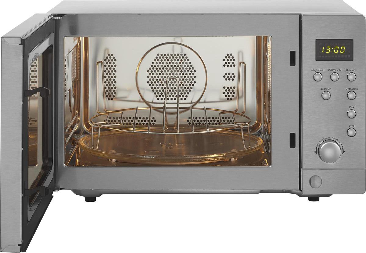ETNA ECM243RVS combi-magnetron 25L vrijstaand RVS