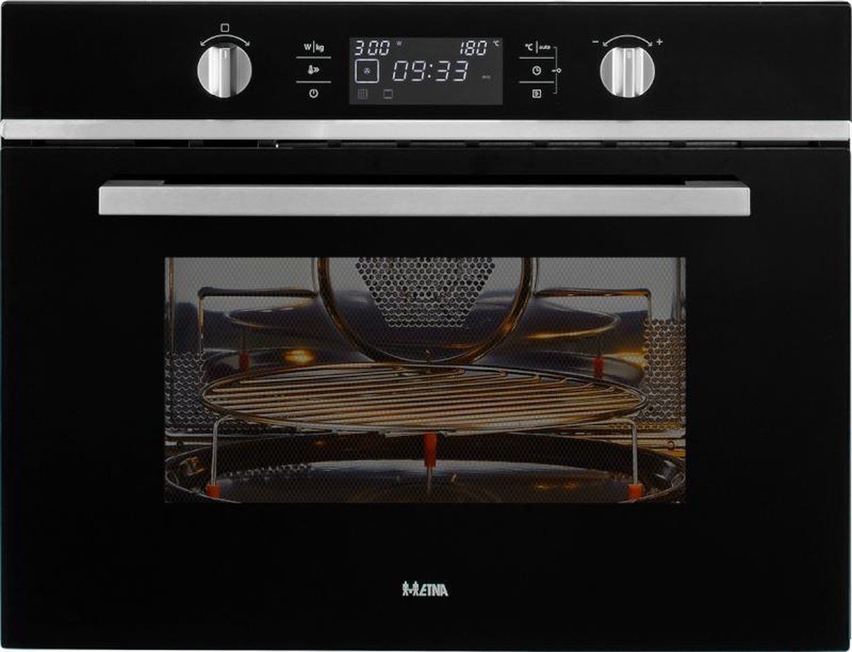 ETNA Inbouw Combi-Magnetron 44L RVS