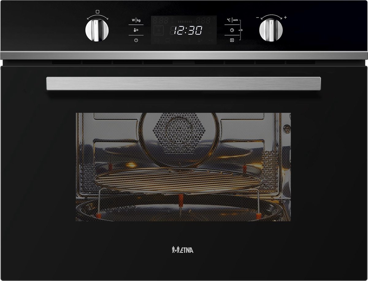 ETNA Inbouw Combi-Magnetron 44L RVS