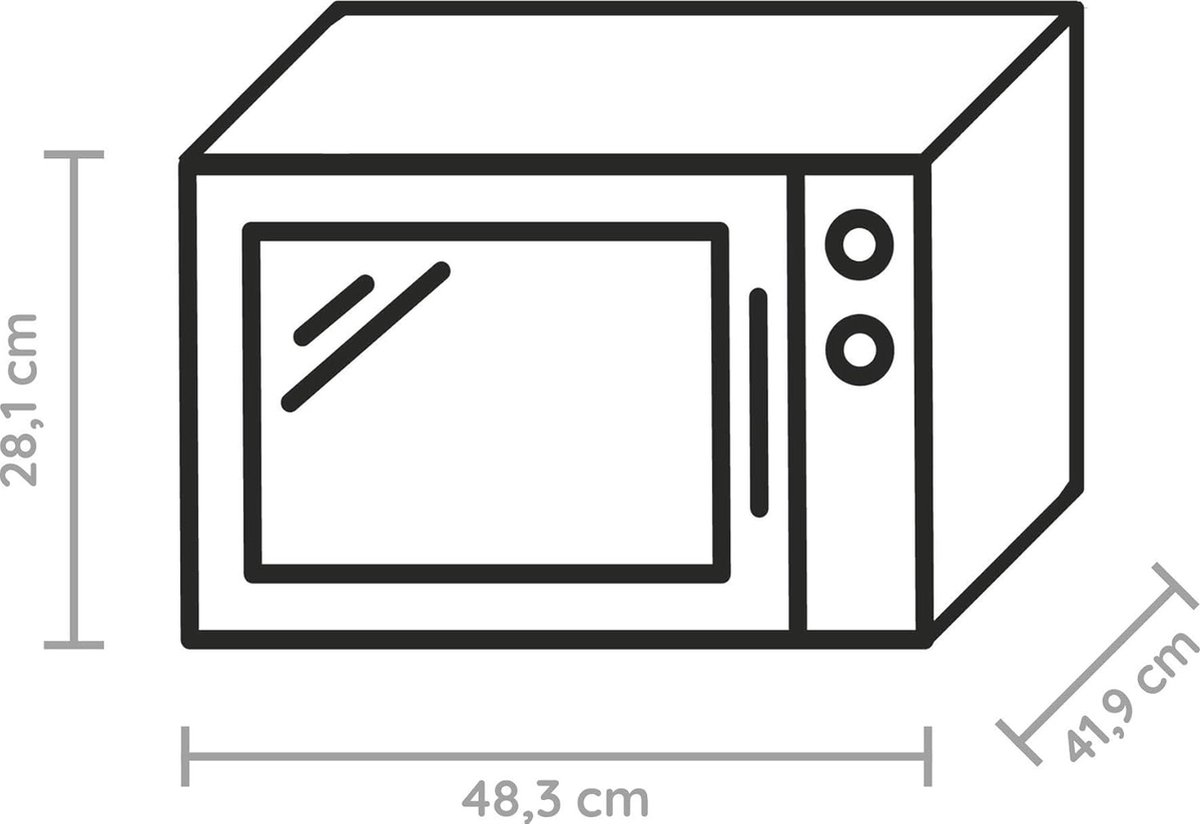 Grill Magnetron Combinatie 25L 900W
