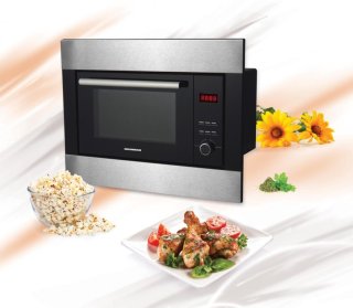 Wat vinden we goed aan de Heinner Inbouw Combimagnetron 23L Zwart/RVS