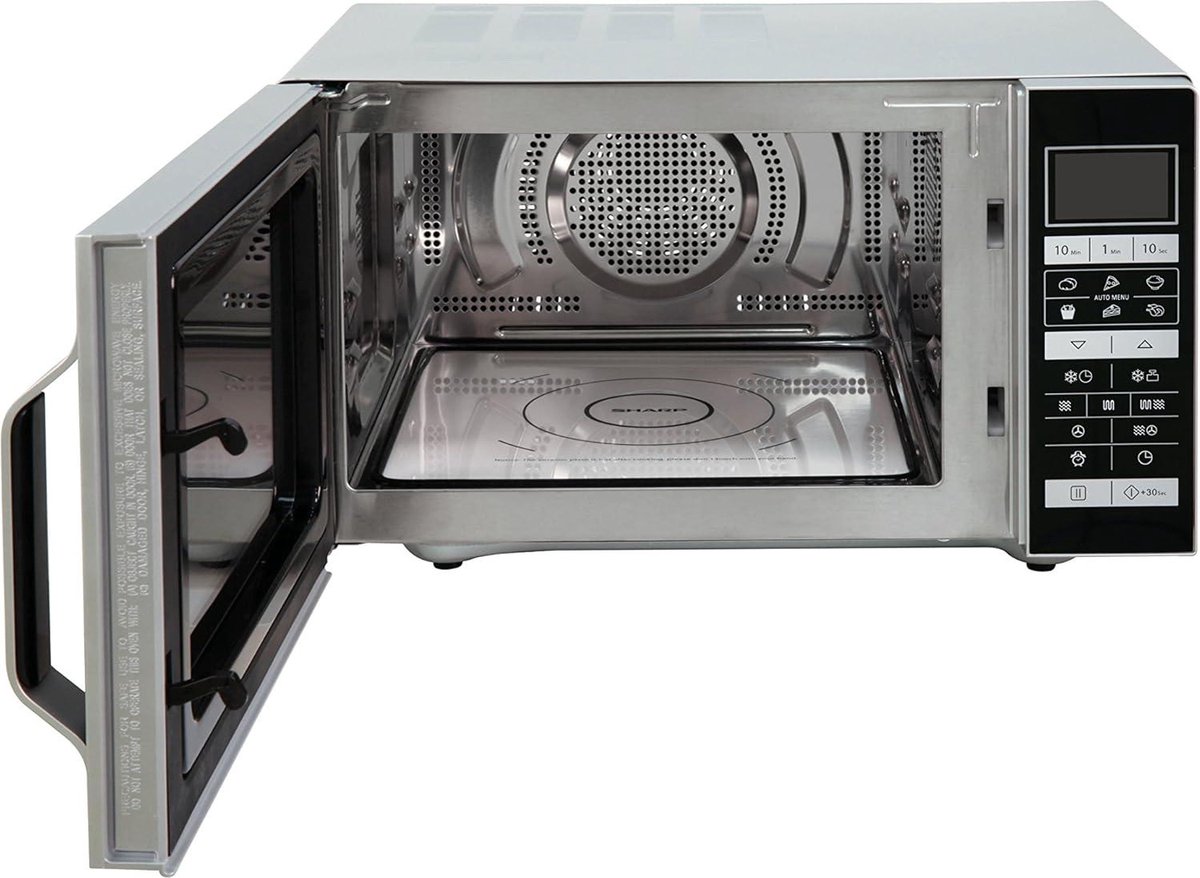 Home Appliances R860S combi-magnetron 25L zilver