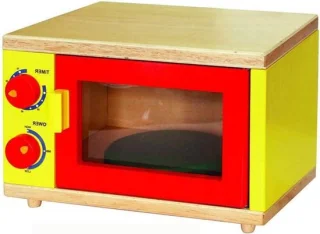 Houten magnetron 28 cm
