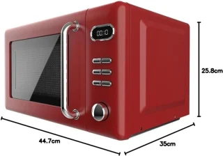 Imperatoris Combi Magnetron met Grill 20L Rood