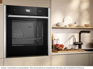 Inbouw-stoomoven 60x60 cm, zwart