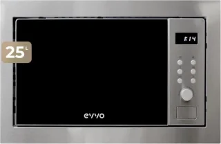 Inbouwmagnetron 25L RVS-look review