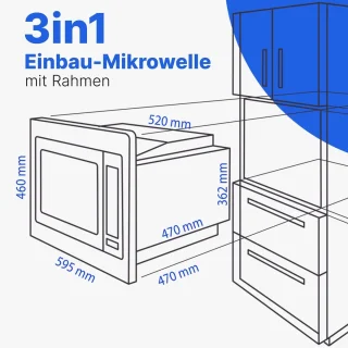 Inbouwmagnetron RVS 25 L