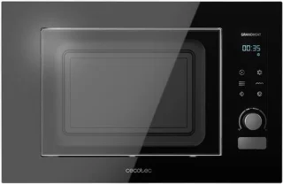 Inbouwmagnetron zwart