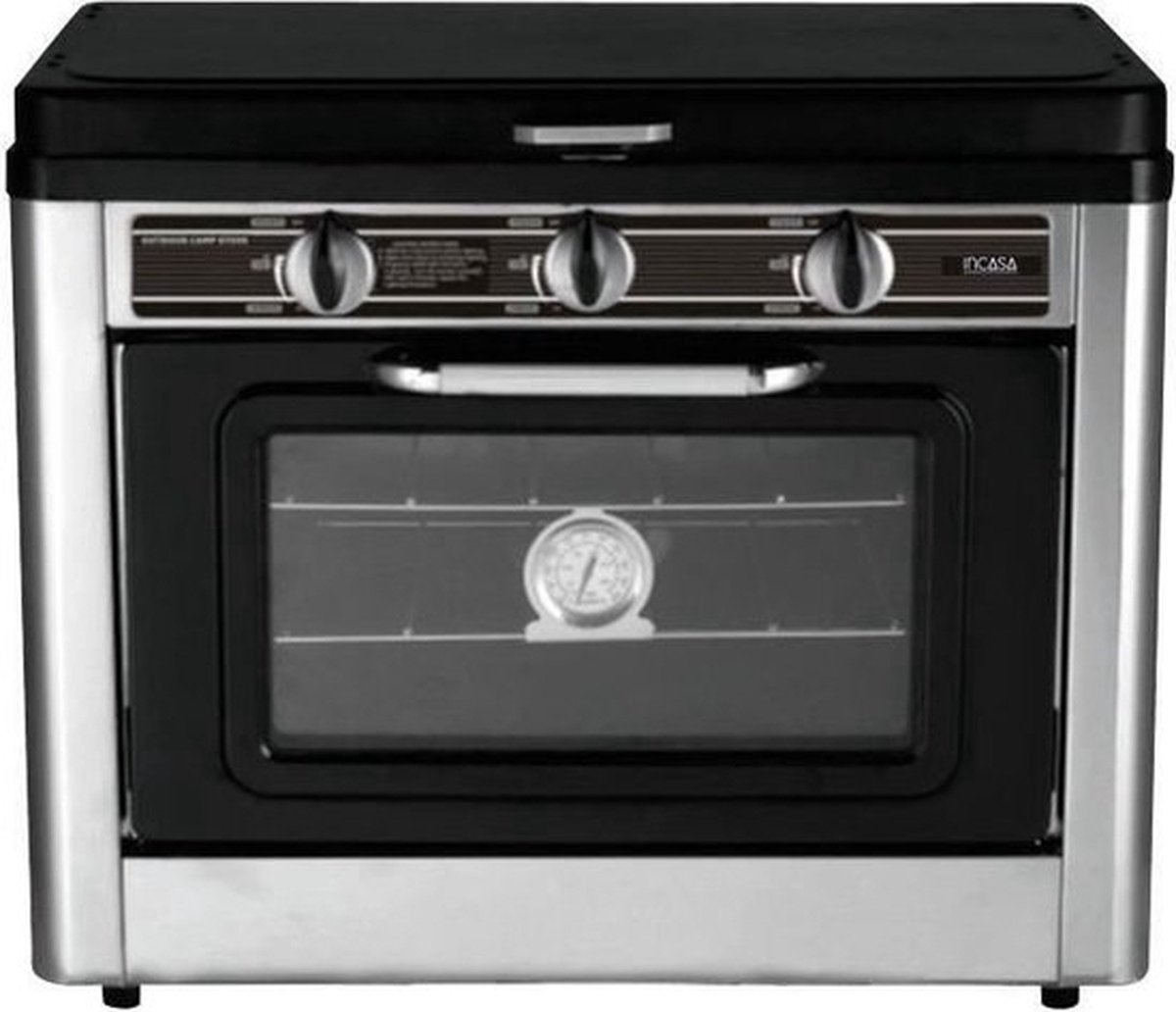De INCASA 016463 Oven met 2 Campingbranders in één oogopslag