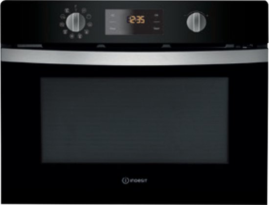 Indesit Inbouwmagnetron Zwart