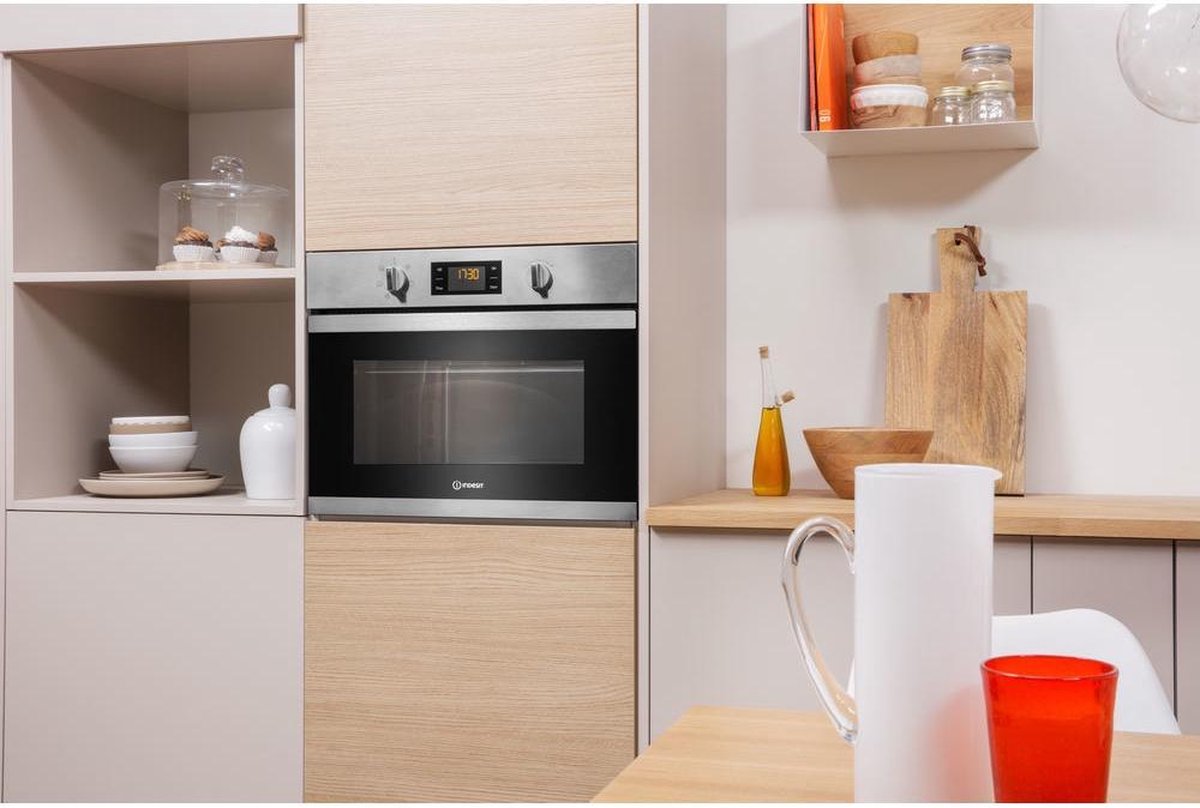 Indesit MWI 3445 IX combi magnetron inbouw