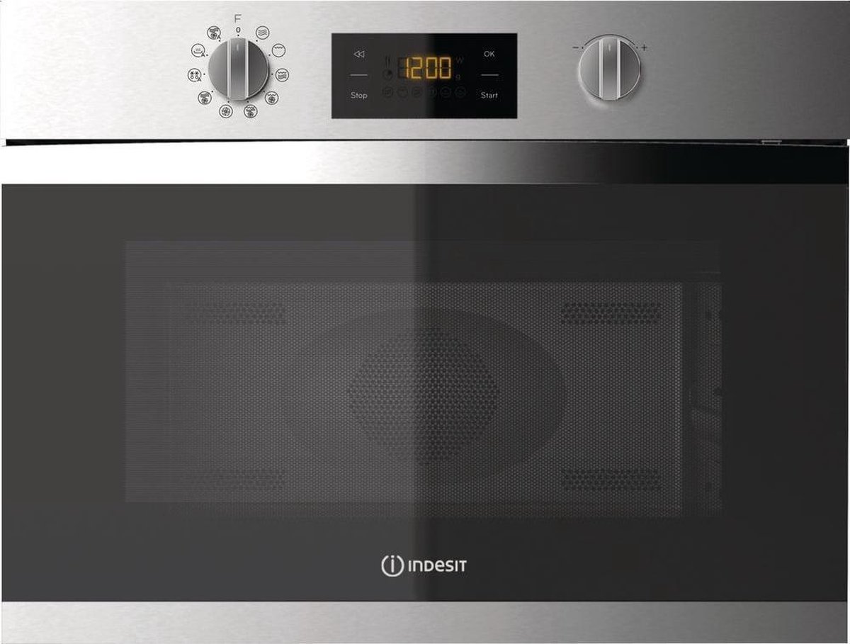 Indesit MWI 3445 IX combi magnetron inbouw