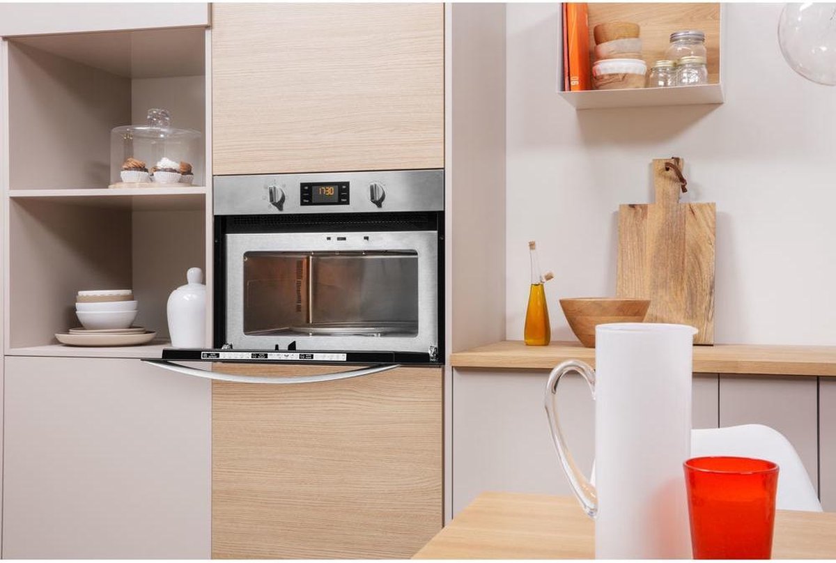Indesit MWI 3445 IX combi magnetron inbouw