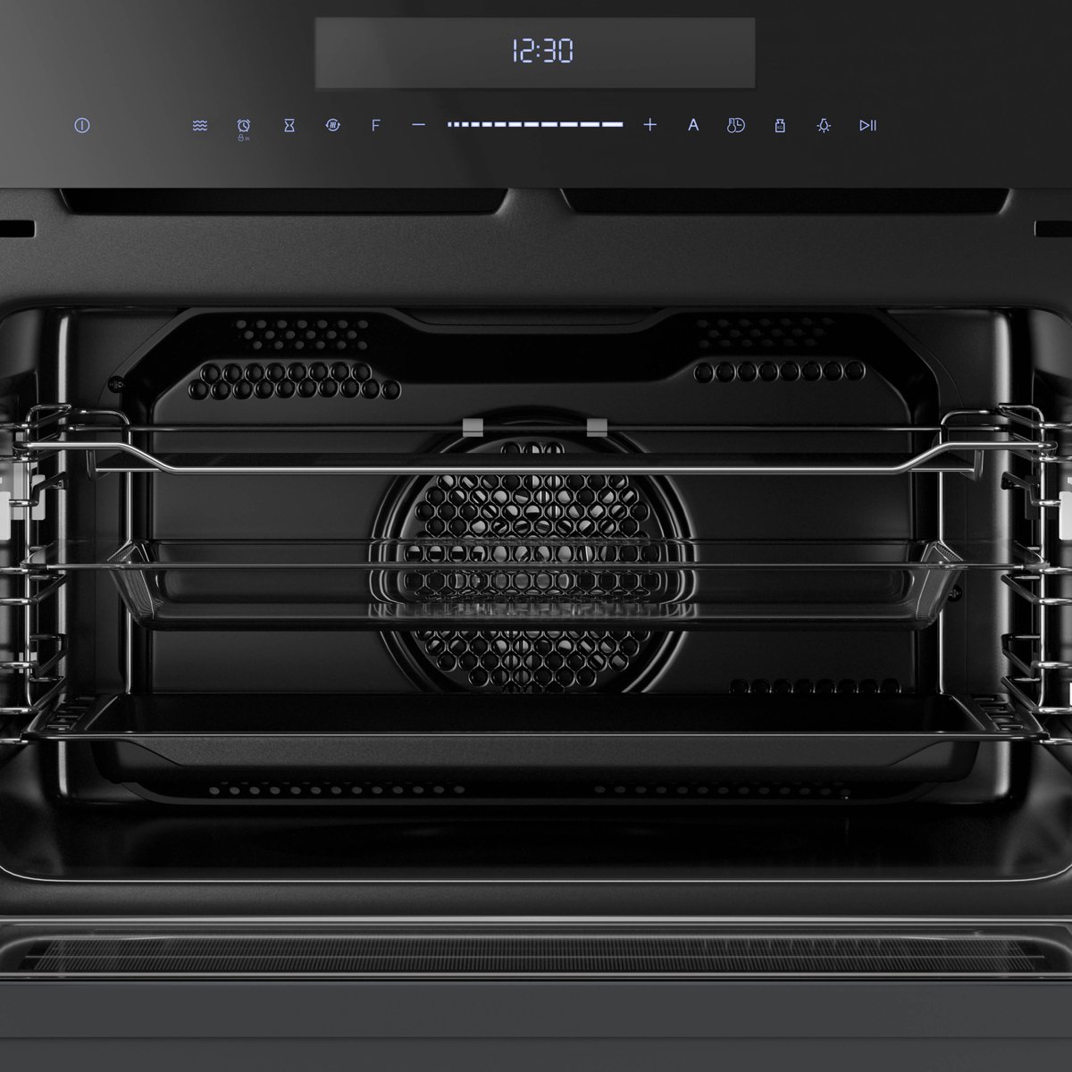 Inventum IMC4535RT combi-oven inbouw 50L zwart/RVS
