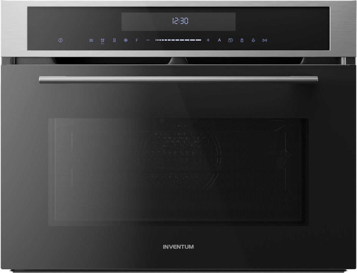 De Inventum IMC4535RT combi-oven inbouw 50L zwart/RVS in één oogopslag